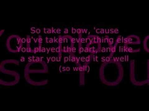 Leona Lewis - Take A Bow (lyrics)