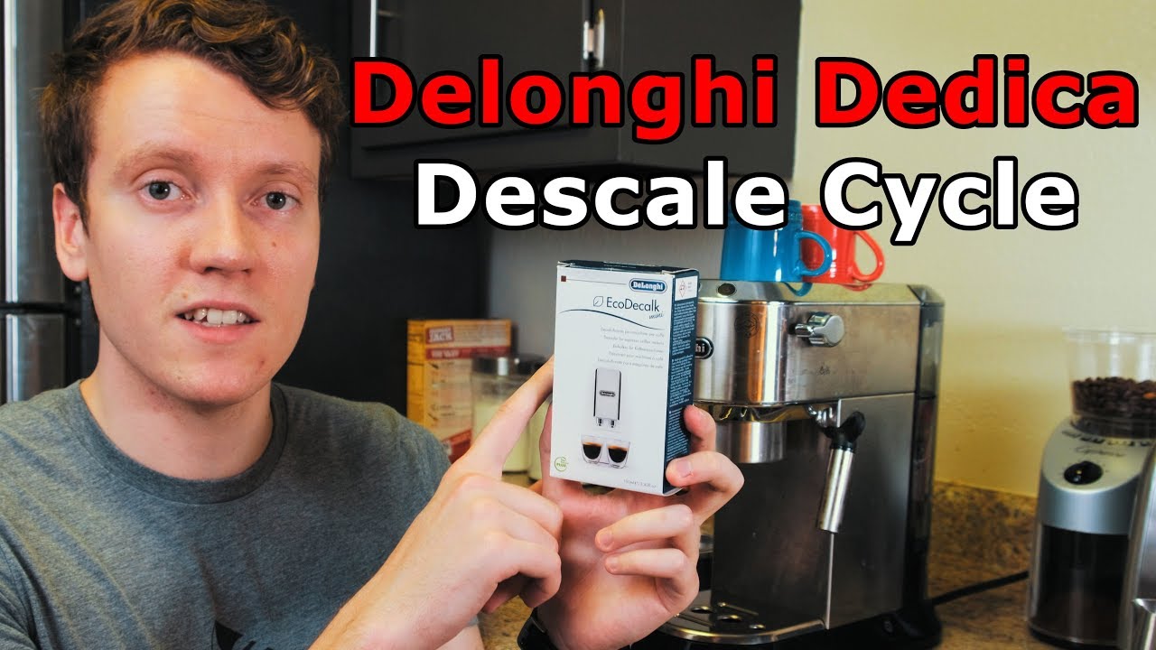 Cómo descalcificar una Delonghi Dedica con vinagre ✓ 