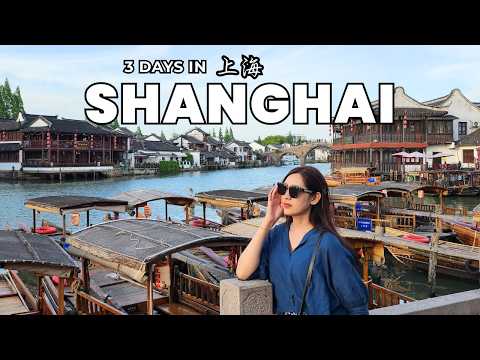 We Spent 3 Days in Shanghai | Secret Water Town, Disney & Street Food | China VLOG