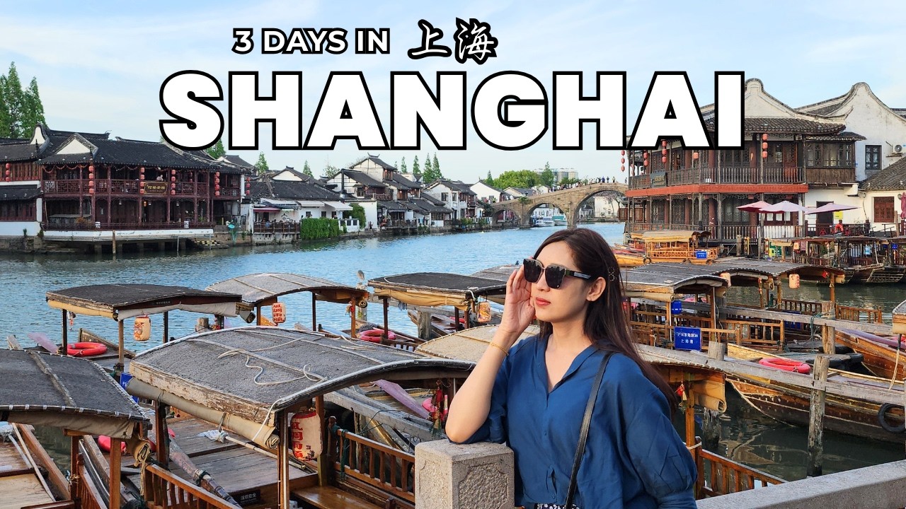 We Spent 3 Days in Shanghai | Secret Water Town, Disney & Street Food | China VLOG