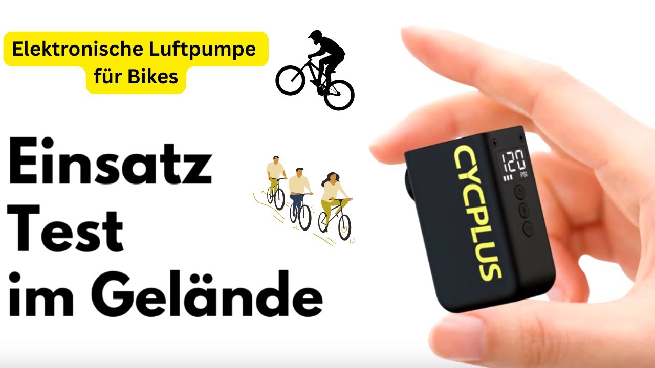 Praxistest CYCPlus elektronische Bike Pumpe