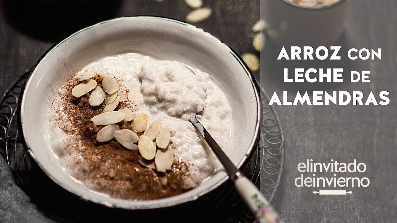 Arroz con leche de almendras - YouTube