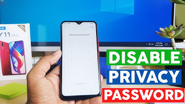 Vivo | Disable App Lock | Disable Privacy And App Encryption Password in Vivo Y11