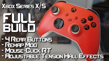 Custom Adjustable Tension Hall Effects on an Xbox Series X/S Controller
