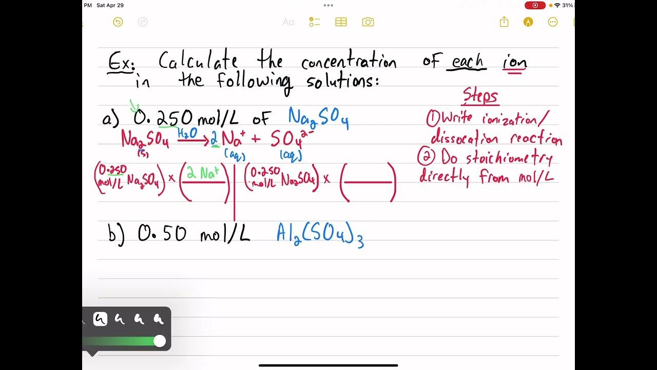 Ionization/dissociation and ion stoichiometry adlı videoyu YouTube'da izle Ionization/dissociation and ion stoichiometry adlı videoyu YouTube'da izle