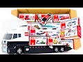 トミカ☆綺麗に並べられたトミカのミニカーを箱から出してチェック＆トミカのミニカーを開封してコンボイへ収納します☆緊急車両＆建設車両