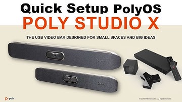 Quick Setup StudioX in PolyOS with Zoom, Teams etc