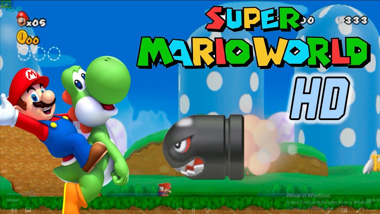 Como jogar Super Mario World Remasterizado em HD no PC (2023) 