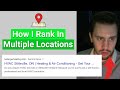 How I Rank In Multiple Locations (Where My Clients Have No Presence!) LOCATION PAGES TUTORIAL