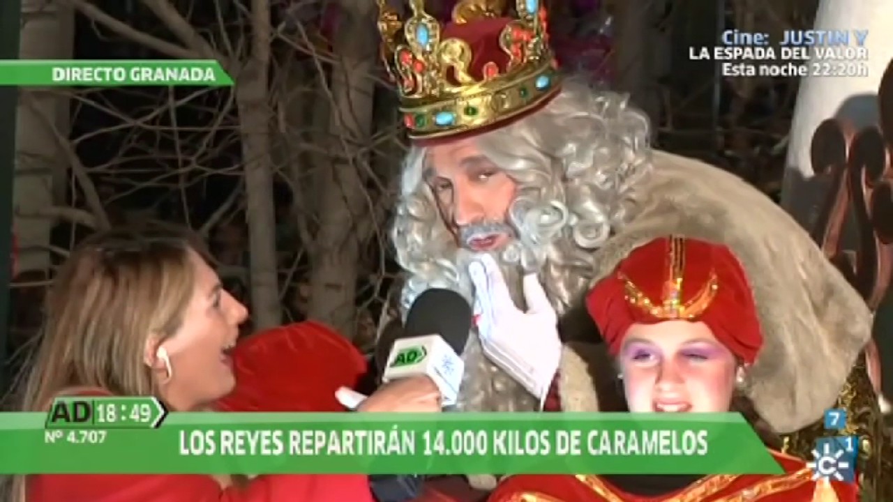 Andalucía Directo | El Rey Melchor nos lo da todo desde Granada, incluso cantando