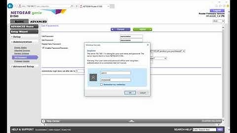 How to change Admin login and Wifi SSID and Password on NETGEAR ROUTER