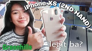 Buying a 2nd hand iPhone in Greenhills 2022 (DIM Gadget PH) *legit?* iPhone Xs | life with Kat