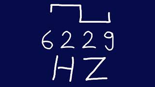 6229 hz square