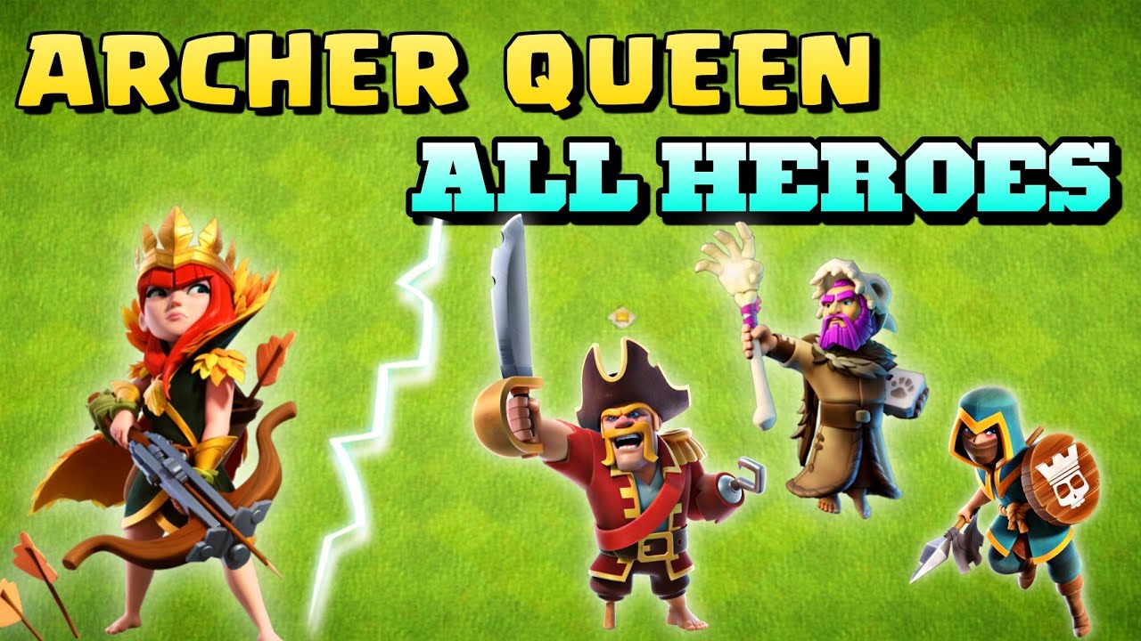 Max Archer Queen vs All Heroes | COC Heroes Challenge | COC | Clash of Clans