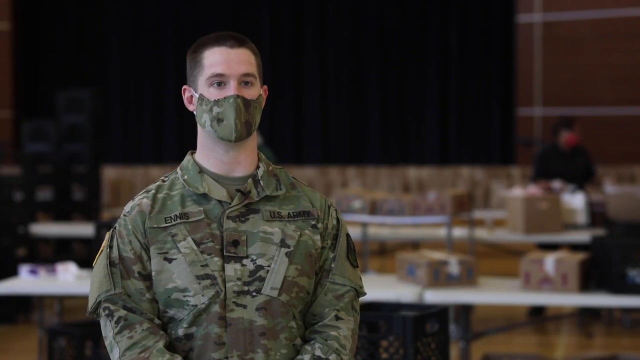 Helping Hands: NC Guardsmen help Chapel Hill, Carrboro schools feed school children in need