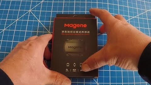 Magene Speed and Cadence Unboxing and Demo.