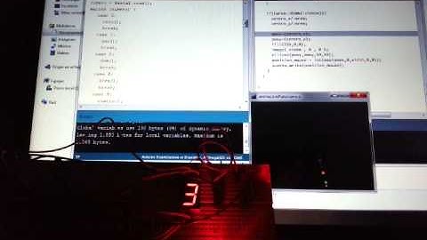 Arduino y Processing conectados por puerto serial + trackeo de color
