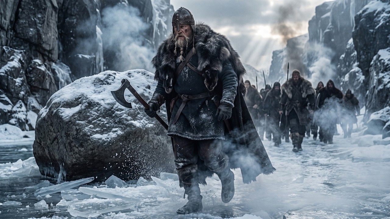 ICE CROSSING – Viking March Across the Frozen River | Epic Cinematic War Drums ⚔️