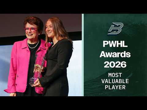 PWHL Awards 2026 | MVP | Aerin Frankel