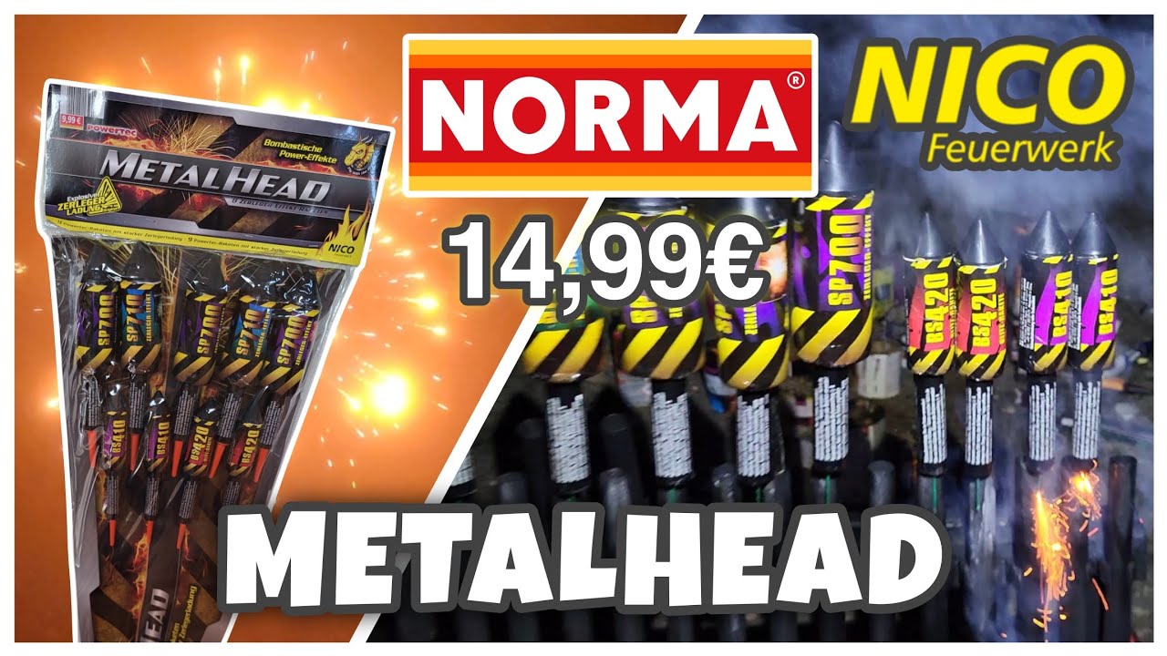 Metalhead Raketensortiment von Nico bei Norma 🔥🚀 | Pyro TV 