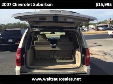2007 Chevrolet Suburban Used Cars San Angelo TX
