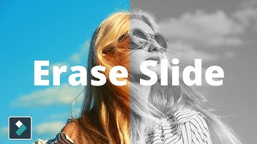 Erase Slide Colour Change Effect Filmora | Filmora 9 Tutorial