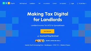 Apple Numbers MTD Bridging Software Filer for Property Landlords With Rental Spreadsheets