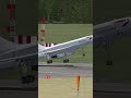 Legendary Concorde Landing British Airways #shorts