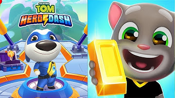 Talking Tom Gold Run vs Talking Tom HERO DASH Android Gameplay #6