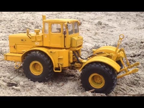 Радиоуправляемый трактор К-701 "Кировец" модель в масштабе 1:43