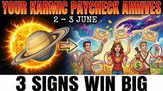 Your Karmic PAYCHECK Arrives - Sun-Saturn Rewards Your Hustle (3 Signs Win BIG!)