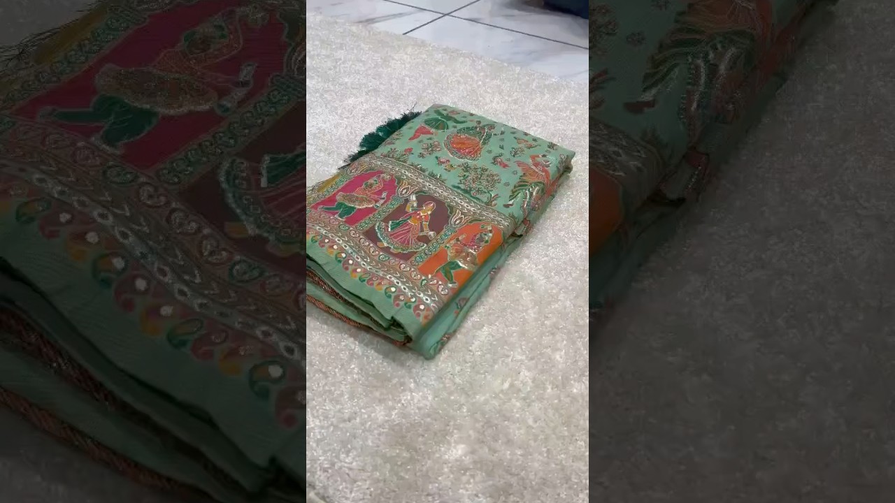 Pashmina Kashmiri Woven Border Saree