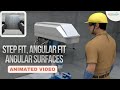 How to make Step Fit, Angular Fit & Angular surfaces | Animated Explanation #Learnengg #drill