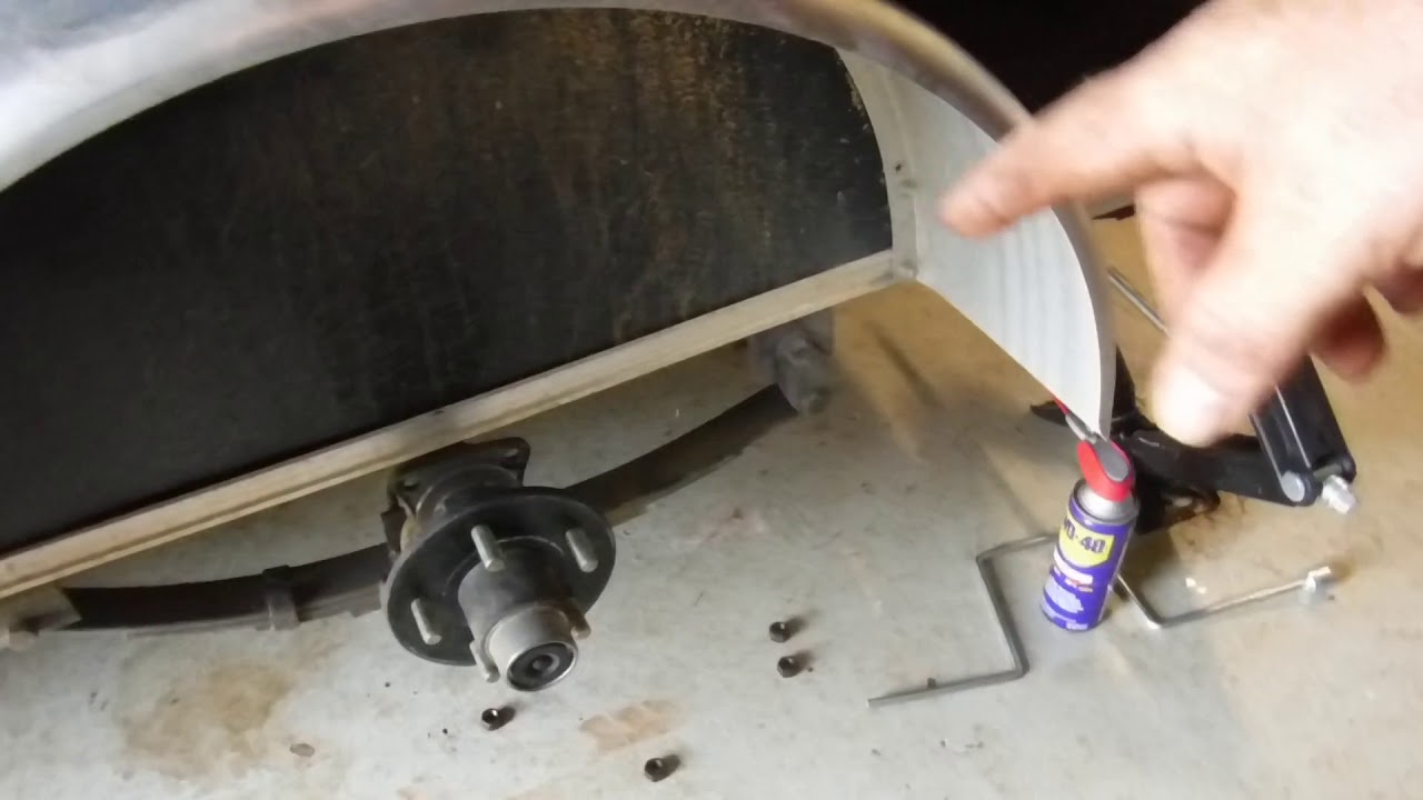 4x8 Enclosed Cargo to Overland Trailer Axle Over Under Flip Installation to Lift YouTube