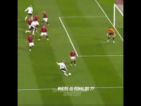 Ronaldo insane flying head goal against Roma , Spectacular goal