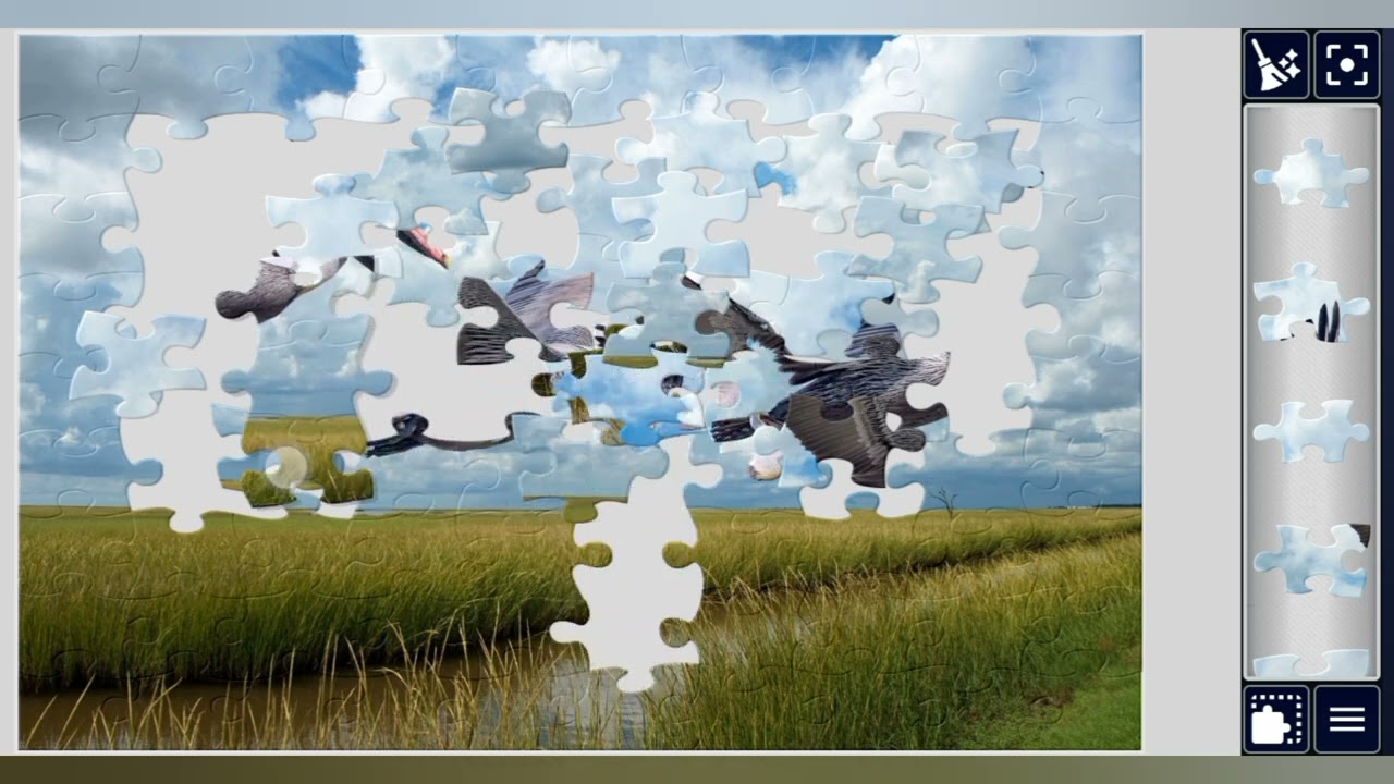 Majestic Eagle in Flight 🦅🦅  jigsaw puzzle   🧩🧩🧩@JigsawHub 