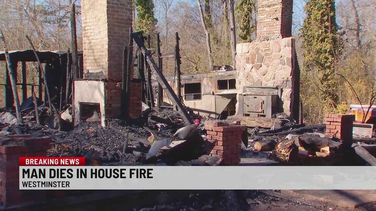Man dies in house fire - YouTube