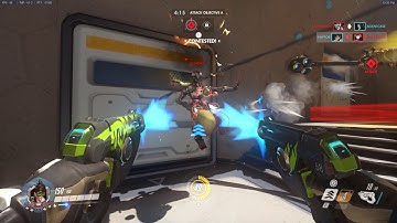 Overwatch Arcade: Raptor goes 8 and 0 on Tracer w/ PotG and Score Board for gold medals