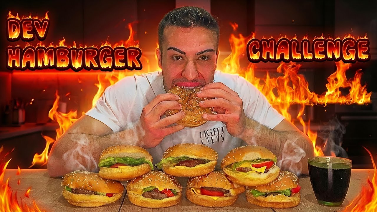 8 DEV HAMBURGER +3200 KALORİ