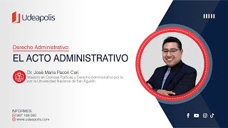 El Acto Administrativo | José María Pacori Cari
