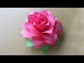 Basteln mit Kindern: Rosen basteln mit Papier - DIY Bastelideen - Deko selber machen