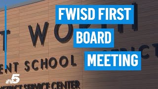 New Fort Worth ISD board holds first meeting | NBCDFW Guía