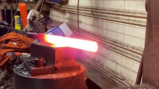 Blacksmithing Knife Making Forge Welding High Carbon and Mild Steel Experiment