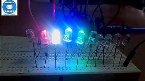 LED chaser or pattern circuit using Arduino UNO