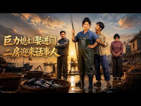 💥【新番上线】《巨力媳妇娶进门，二房迎来话事人》现代女性林春兰穿越到1980年渔村，新婚当日奶奶与大伯一家图  #星落漫剧场