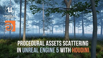 [ TRAILER ]  Procedural Assets Scattering in Unreal Engine 5 with Houdini