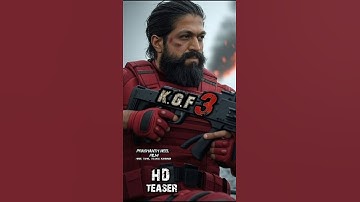 K.G.F 3 Teaser | Rise of Rocky | Prashant Neel | KGF 3 | #trailer #shortfeed @tonitoonzkahaniyan