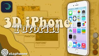 Famous 3D iPhone Tutorial📱 - Alight Motion Wealth
