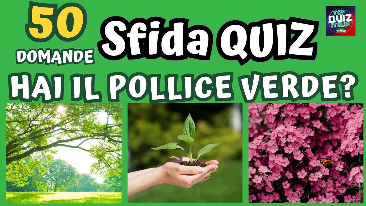  🌺 Scopri quanto ne sai sul mondo verde!