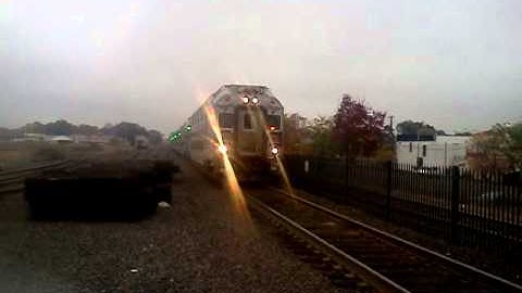 NJ Transit Equipment Move Flys Through Bound Brook